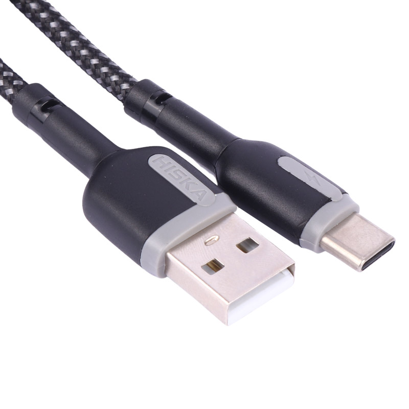 کابل تایپ سی فست شارژ Hiska LX-2022 3A 2m