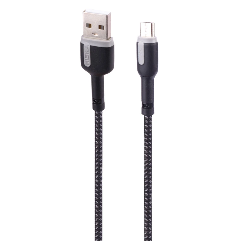 کابل میکرو یو اس بی فست شارژ 3 آمپر هیسکا LX-835 طول 1 متر