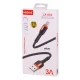 کابل میکرو یو اس بی فست شارژ 3 آمپر هیسکا LX-835 طول 1 متر