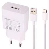 شارژر دیواری 18 وات هواوی HW-059200EHQ 2A + کابل تایپ سی شرینک