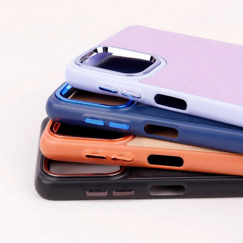 قاب چرمی Puloka سامسونگ Galaxy A12 متال ایرون