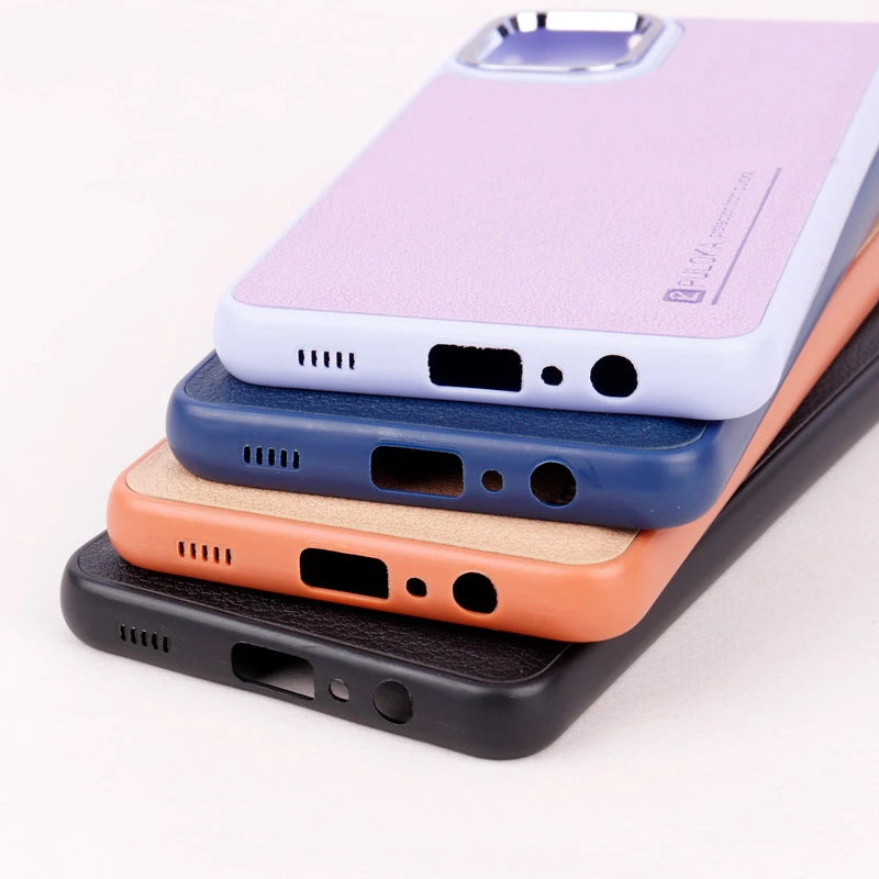 قاب چرمی Puloka سامسونگ Galaxy A12 متال ایرون