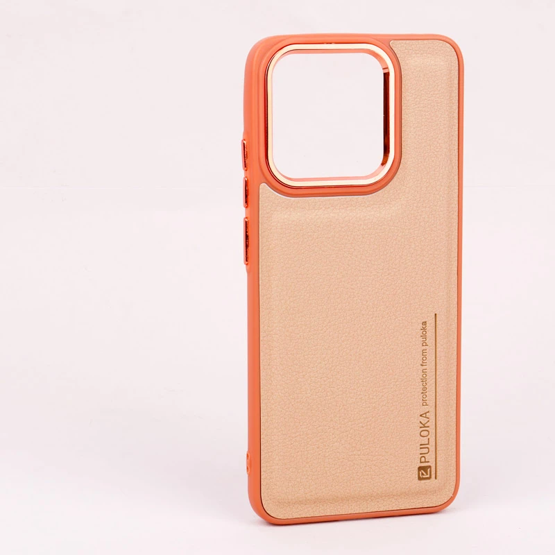 قاب چرمی Puloka شیائومی Redmi 10C متال ایرون