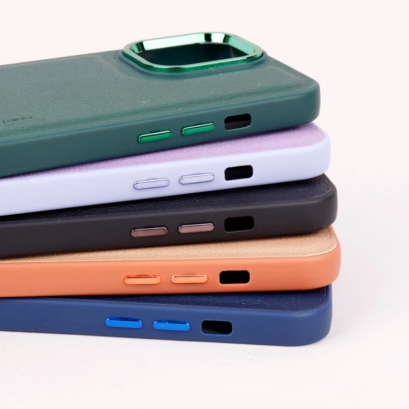 قاب چرمی Puloka آیفون iPhone 13 Pro Max متال ایرون