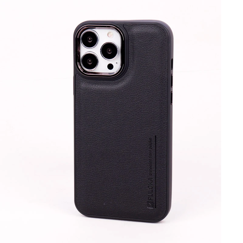 قاب چرمی Puloka آیفون iPhone 13 Pro Max متال ایرون