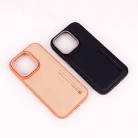 قاب چرمی Puloka متال ایرون iPhone 14 Pro