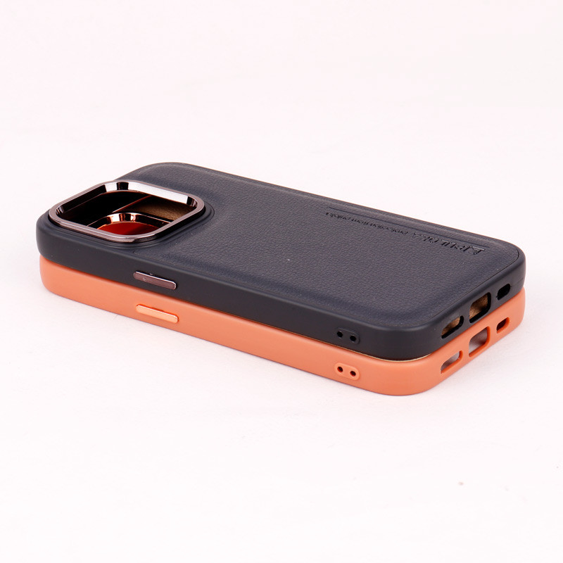 قاب چرمی Puloka متال ایرون iPhone 14 Pro
