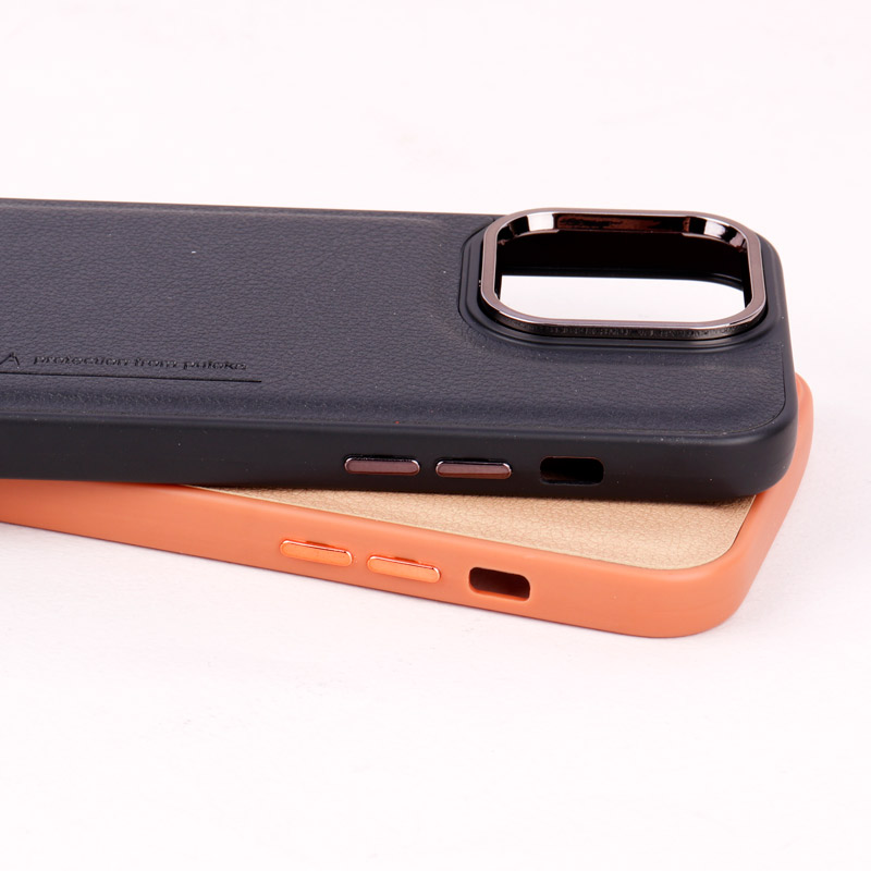 قاب چرمی Puloka متال ایرون iPhone 14 Pro