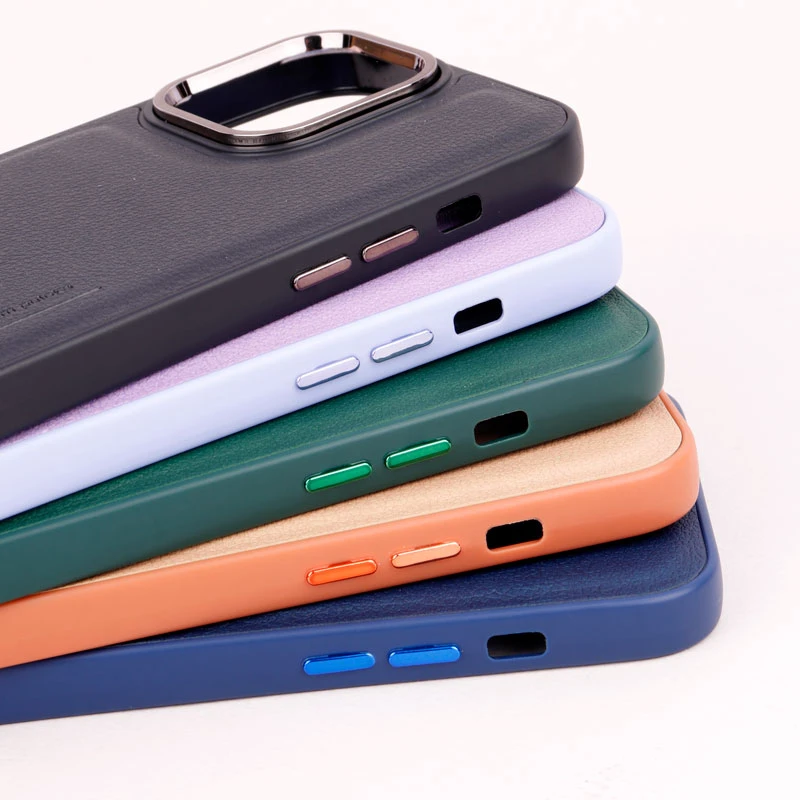 قاب چرمی Puloka آیفون iPhone 14 Pro Max متال ایرون