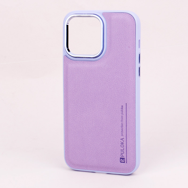 قاب چرمی Puloka متال ایرون iPhone 14 Pro Max