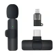میکروفون یقه ای بی سیم K9 + تبدیل Type-C to Lightning