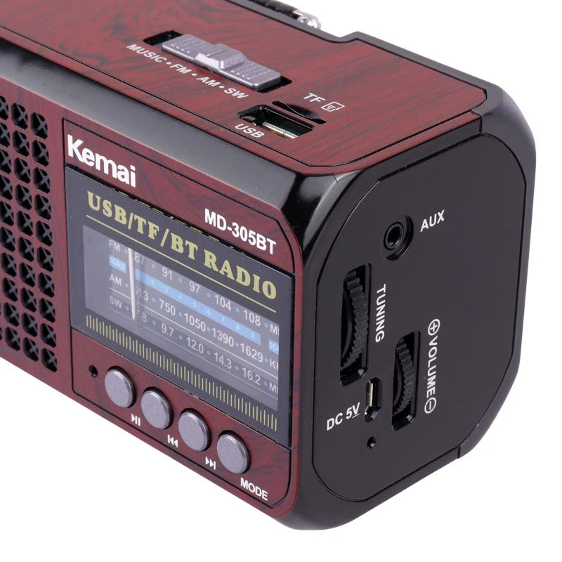 رادیو اسپیکر بلوتوثی رم و فلش خور Kemai MD-305BT