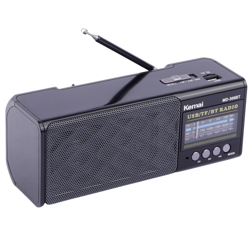 رادیو اسپیکر بلوتوثی رم و فلش خور Kemai MD-306BT