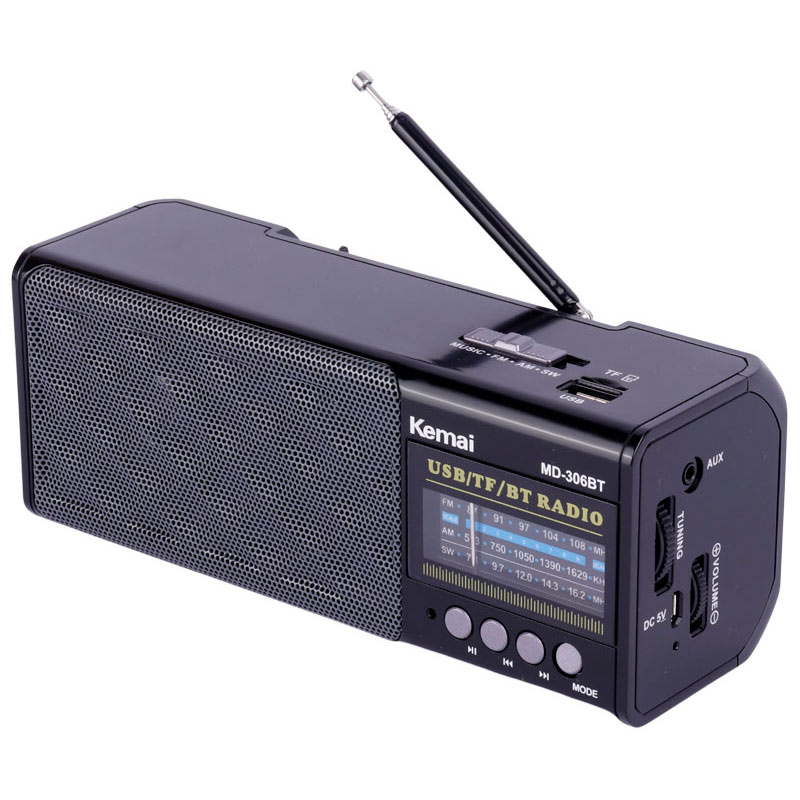 رادیو اسپیکر بلوتوثی رم و فلش خور Kemai MD-306BT