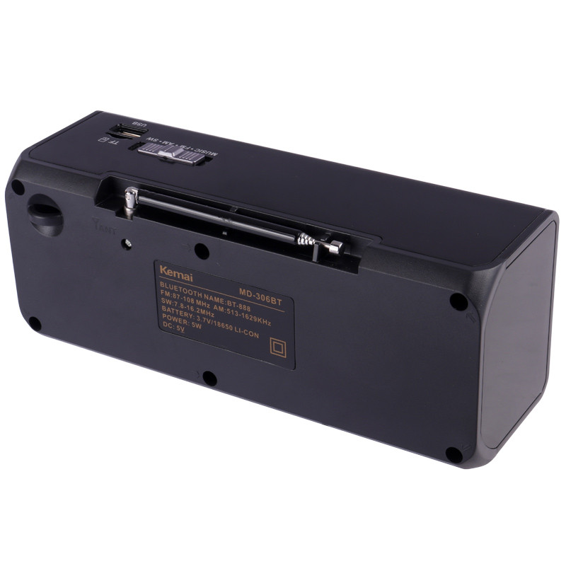 رادیو اسپیکر بلوتوثی رم و فلش خور Kemai MD-306BT