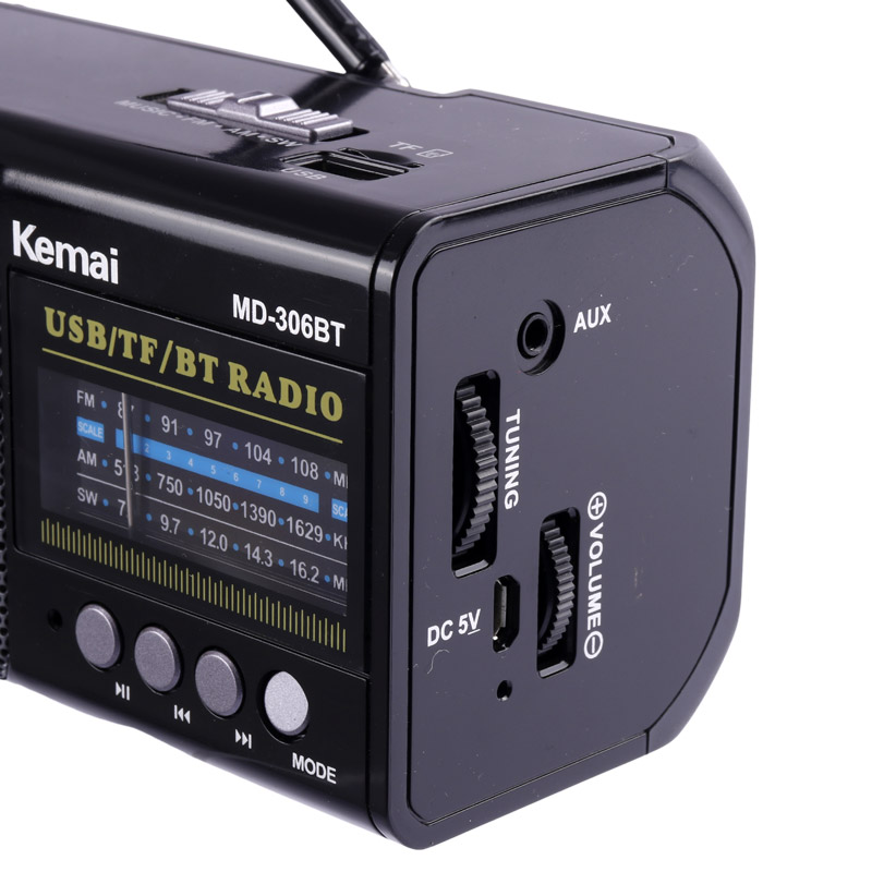رادیو اسپیکر بلوتوثی رم و فلش خور Kemai MD-306BT