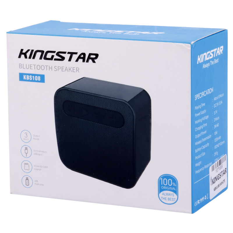 اسپیکر بلوتوثی رم و فلش خور KingStar KBS108