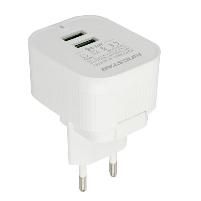 شارژر دیواری 12 وات کینگ استار KW152 2.4A