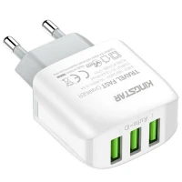کلگی فست شارژ KingStar KW163 3Port 3.4A 17W