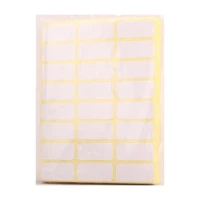 برچسب دور سفید 25*12 میلی متر بسته 2400 عددی