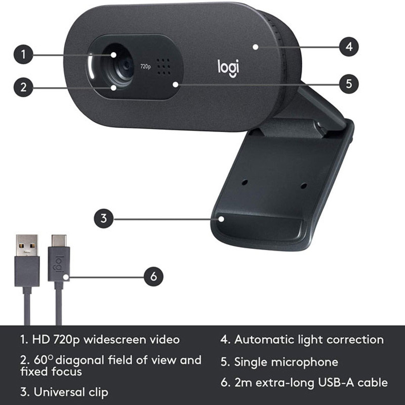 وبکم Logitech C505E HD