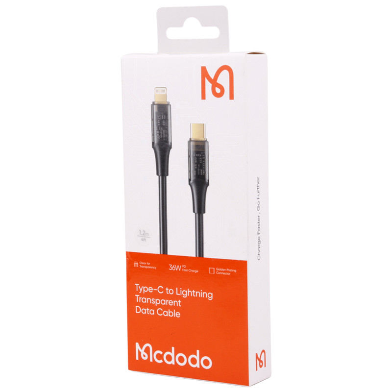کابل تبدیل فست شارژ Mcdodo CA-159 Type-C To Lightning 3A PD 36W 1.2m
