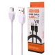کابل میکرو یو اس بی فست شارژ Moxom V8-01 طول 1 متر