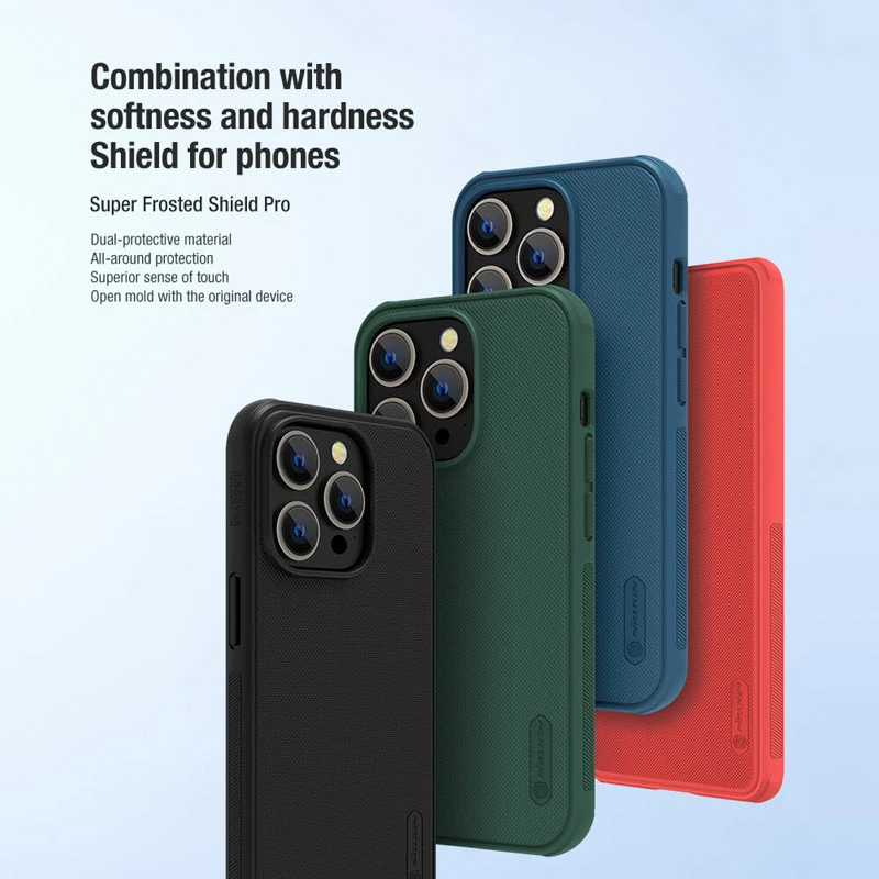 قاب اورجینال ضدضربه Super Frosted Pro نیلکین iPhone 14 Pro Max