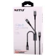 کابل سه سر فست شارژ نیتو NC206G طول 1.2 متر