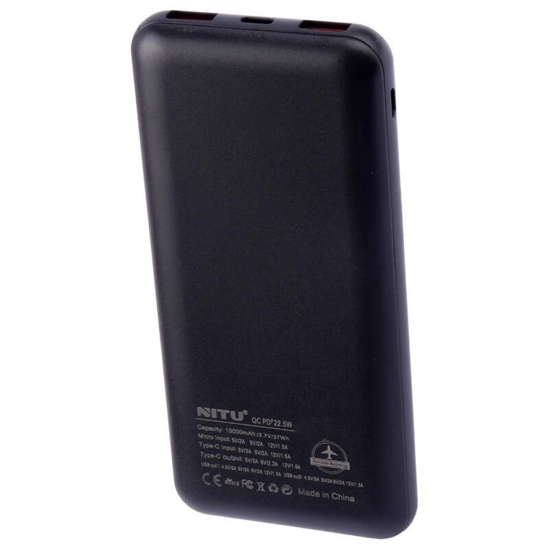 پاور بانک فست شارژ 10000 نیتو Nitu NPB04 QC PD 22.5W
