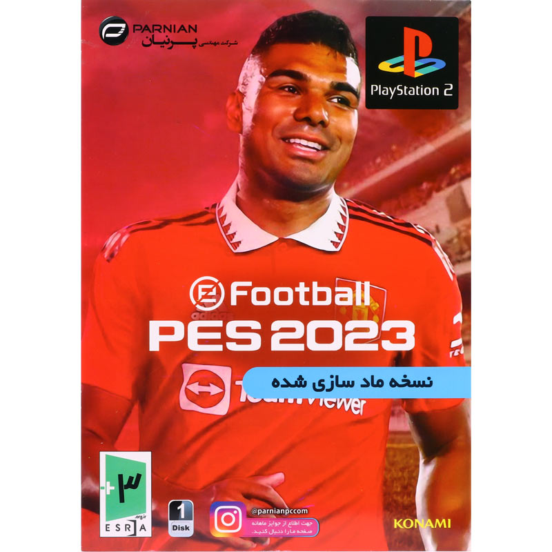 بازی eFootball PES 2023 پرنیان مناسب برای PS2