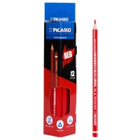 مداد قرمز پیکاسو Picasso Gol-Red-C بسته 12 عددی
