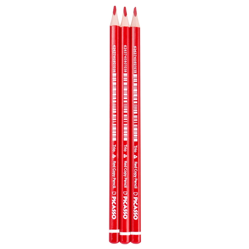 مداد قرمز پیکاسو Picasso Gol-Red-C بسته 12 عددی