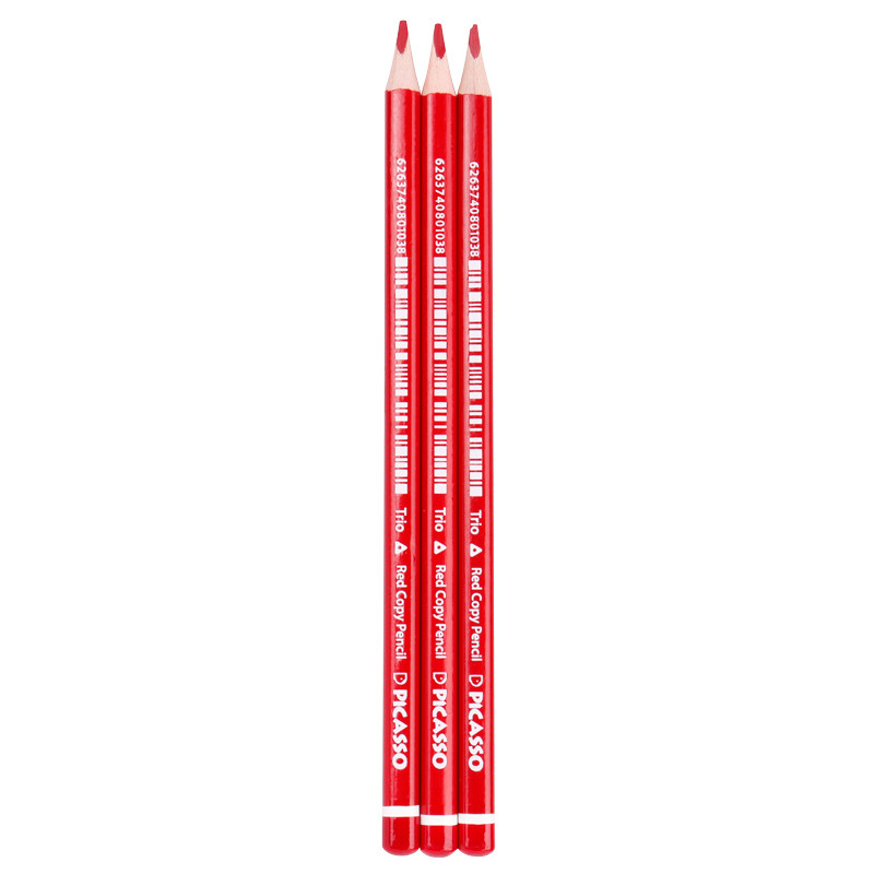 مداد قرمز پیکاسو Picasso Gol-Red-C بسته 12 عددی