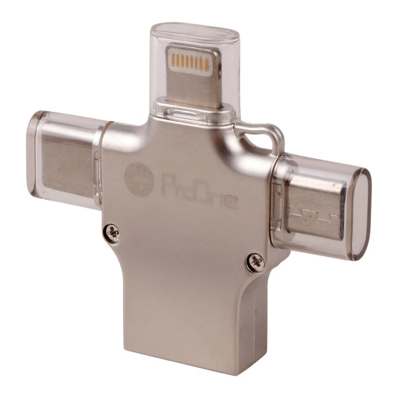 تبدیل ProOne PCO04 OTG USB To MicroUSB / Lightning / Type-C