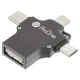تبدیل ProOne PCO04 OTG USB To MicroUSB / Lightning / Type-C