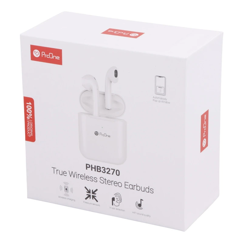 هندزفری بلوتوث دو تایی ProOne PHB3270 TWS