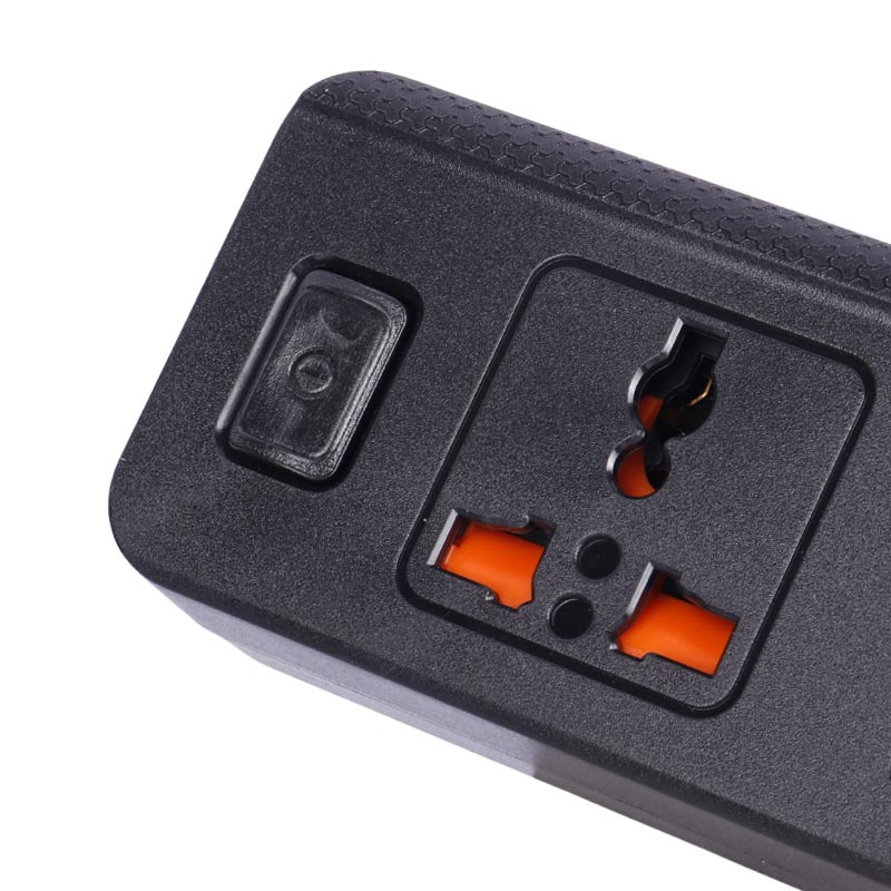 چند راهی 4 خانه برق ارت دار پرووان PSP10 با کابل 2 متری + شارژر USB