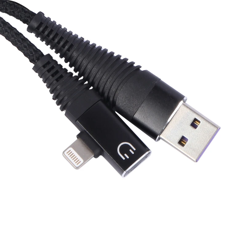 کابل تبدیل صدا و شارژ لایتنینگ SX-11 طول 1 متر