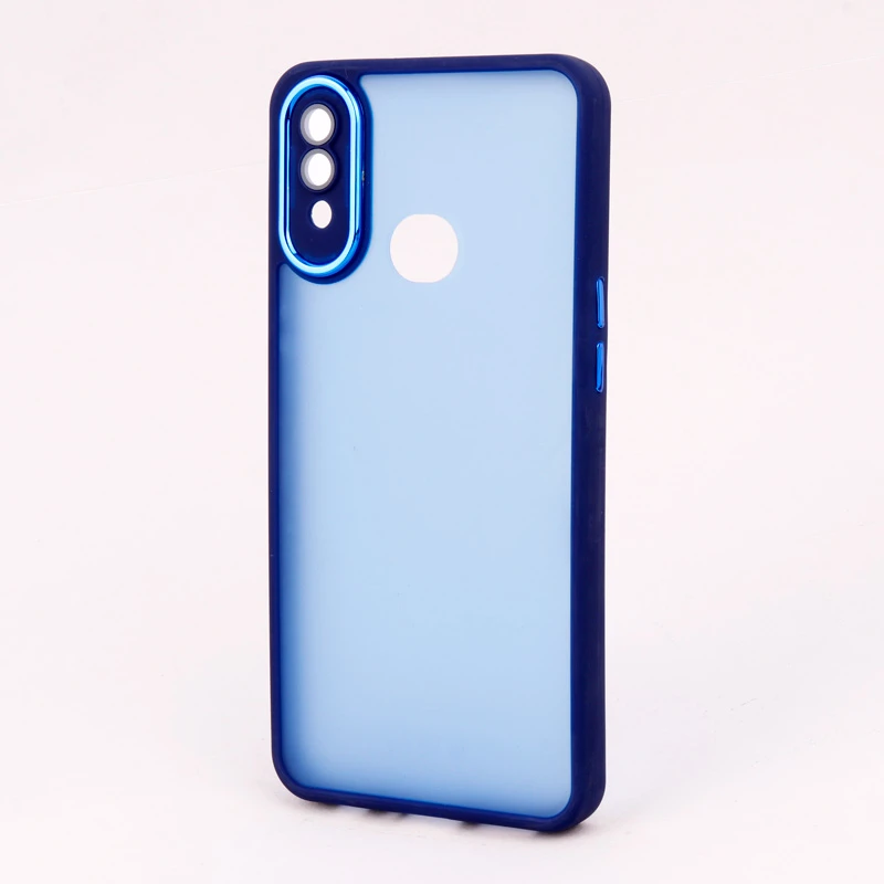 قاب PC سامسونگ Galaxy A10s متال ایرون پشت مات محافظ لنزدار