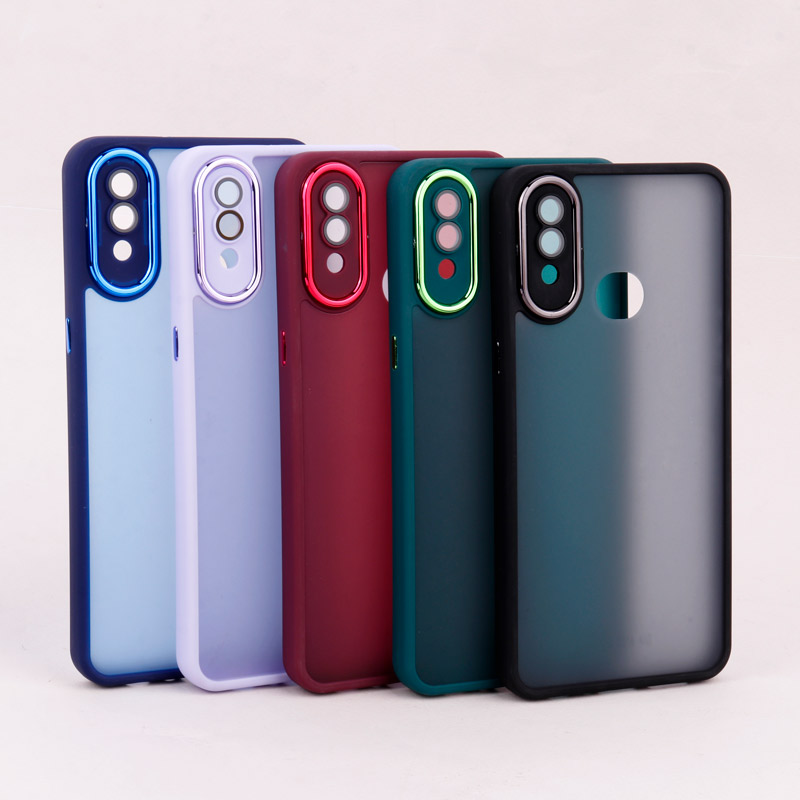 قاب PC متال ایرون مات محافظ لنزدار Samsung Galaxy A10s