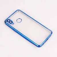 قاب ساده شفاف دور رنگی محافظ لنزدار Samsung Galaxy A10s