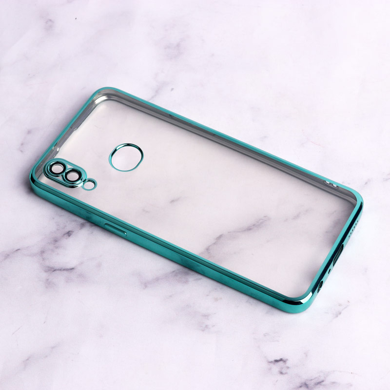قاب ساده شفاف دور رنگی محافظ لنزدار Samsung Galaxy A10s