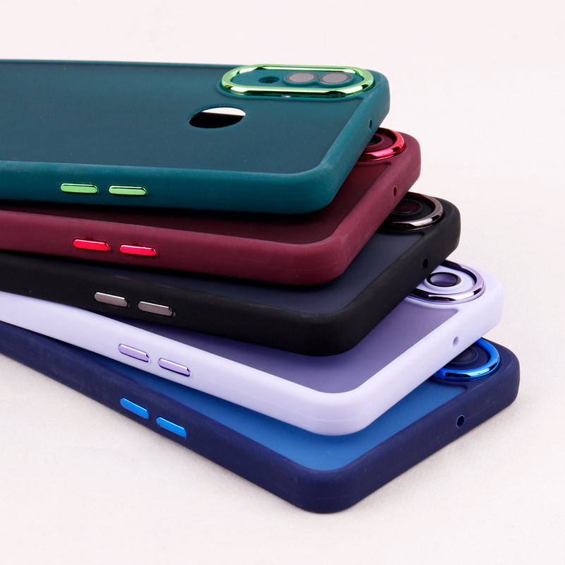 قاب PC متال ایرون مات محافظ لنزدار Samsung Galaxy A10s