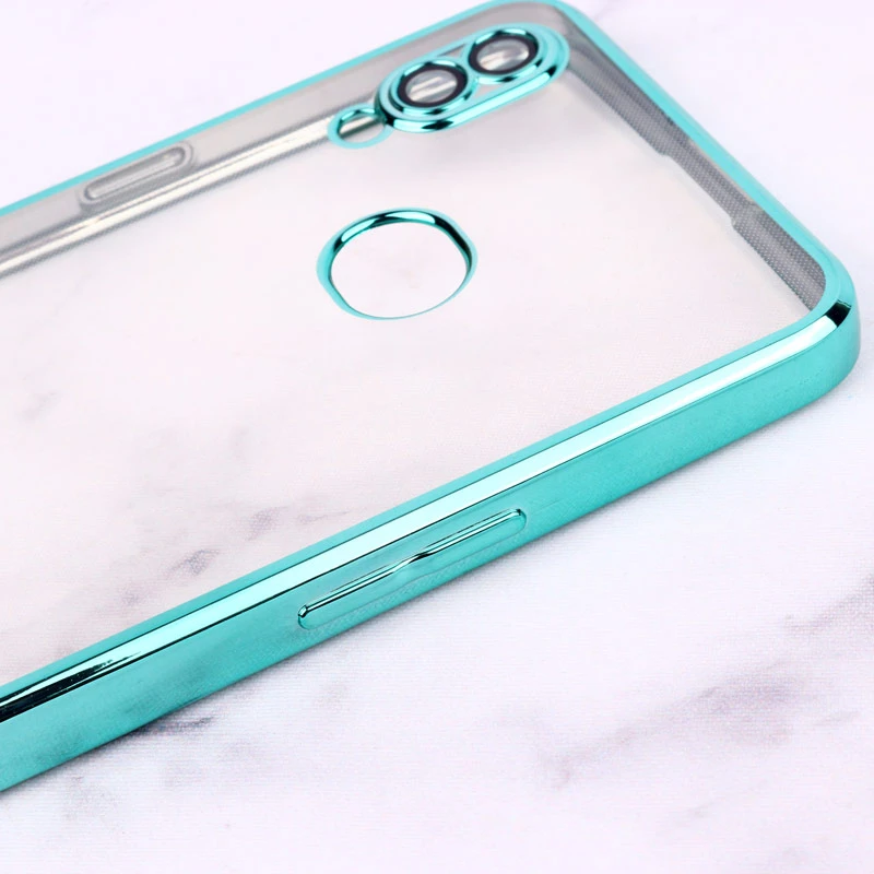 قاب ساده شفاف دور رنگی محافظ لنزدار Samsung Galaxy A10s