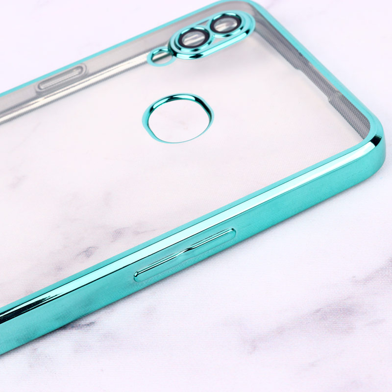 قاب ساده شفاف دور رنگی محافظ لنزدار Samsung Galaxy A10s