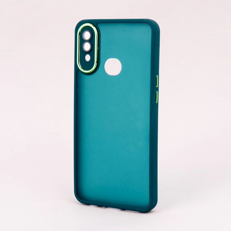 قاب PC سامسونگ Galaxy A10s متال ایرون پشت مات محافظ لنزدار