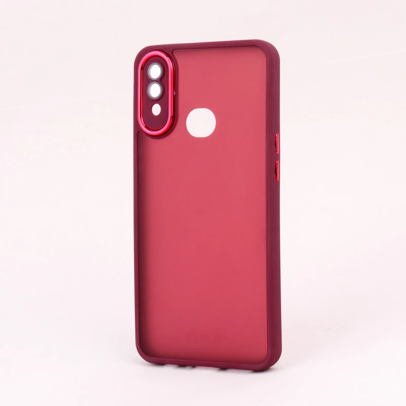 قاب PC سامسونگ Galaxy A10s متال ایرون پشت مات محافظ لنزدار