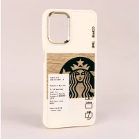 قاب طرحدار Starbucks دور لنز فلزی Samsung Galaxy A12