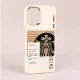 قاب طرحدار Starbucks دور لنز فلزی Samsung Galaxy A12